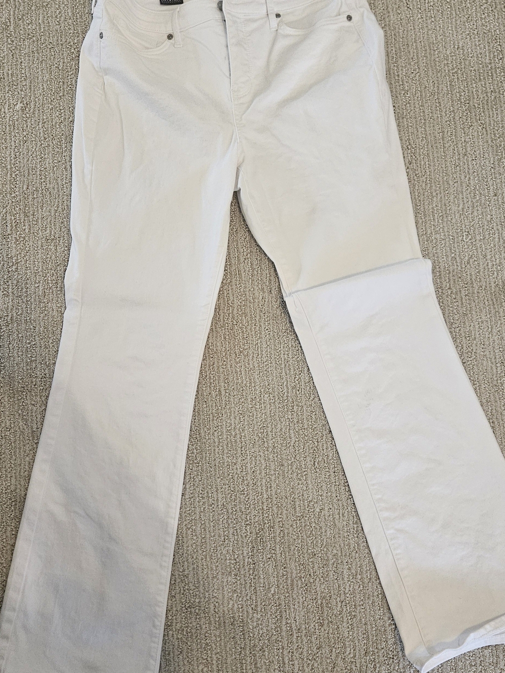NYDJ White Flare Jeans